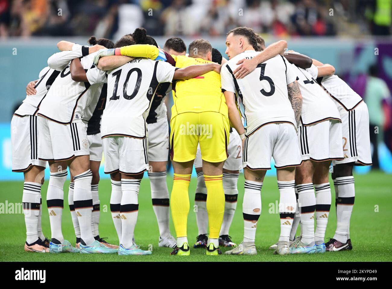 Al Khor, Katar. 01.. Dezember 2022. Team DeutschlandAl Khor, 01.12.2022, FIFA Fussball WM 2022 in Katar, Gruppenphase, Costa Rica - Deutschland/PRESSINPHOTO/Sipa USA Gutschrift: SIPA USA/Alamy Live News Stockfoto