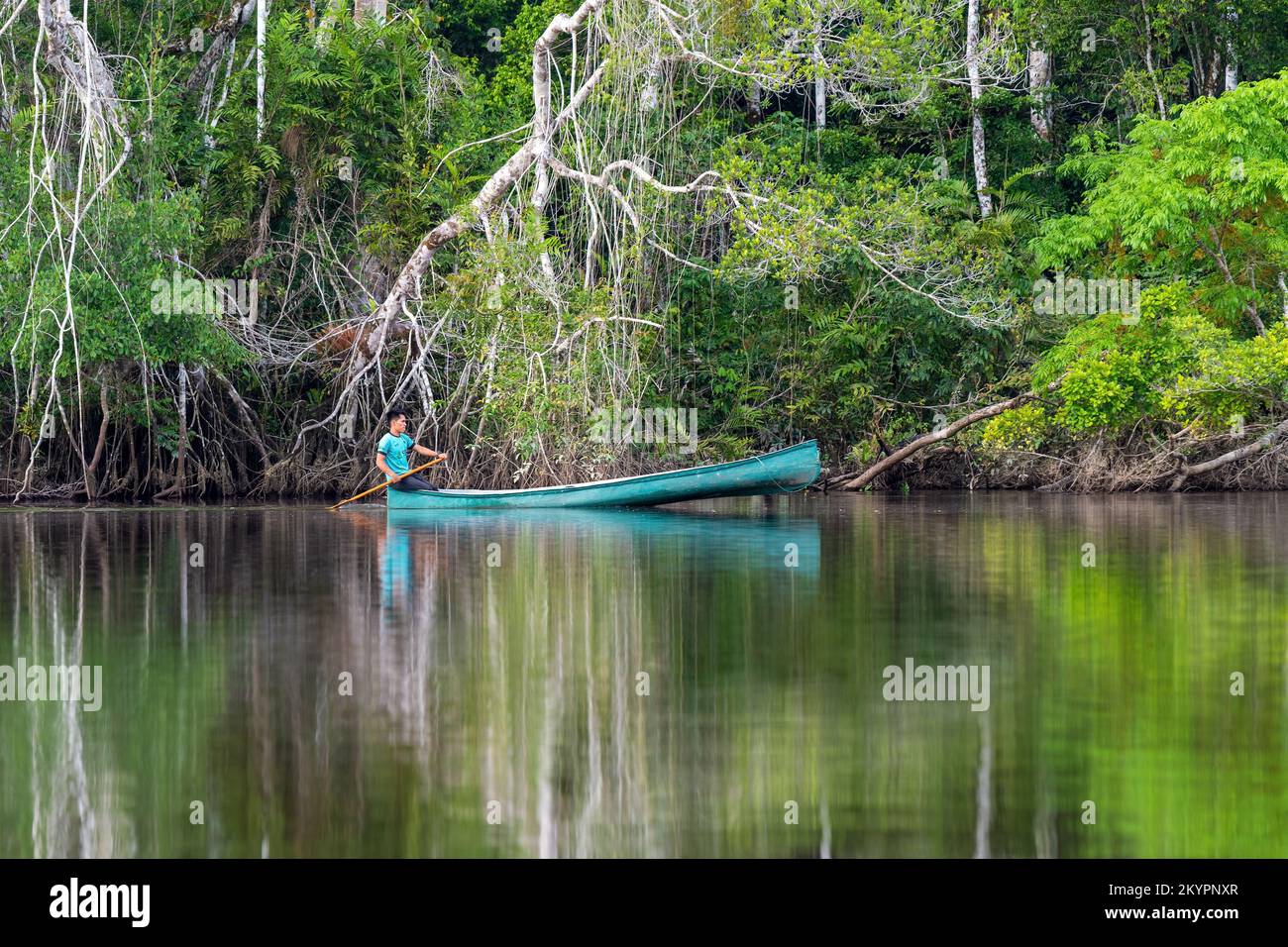 Brazil amazonas canoe on amazon -Fotos und -Bildmaterial in hoher Auflösung  – Alamy