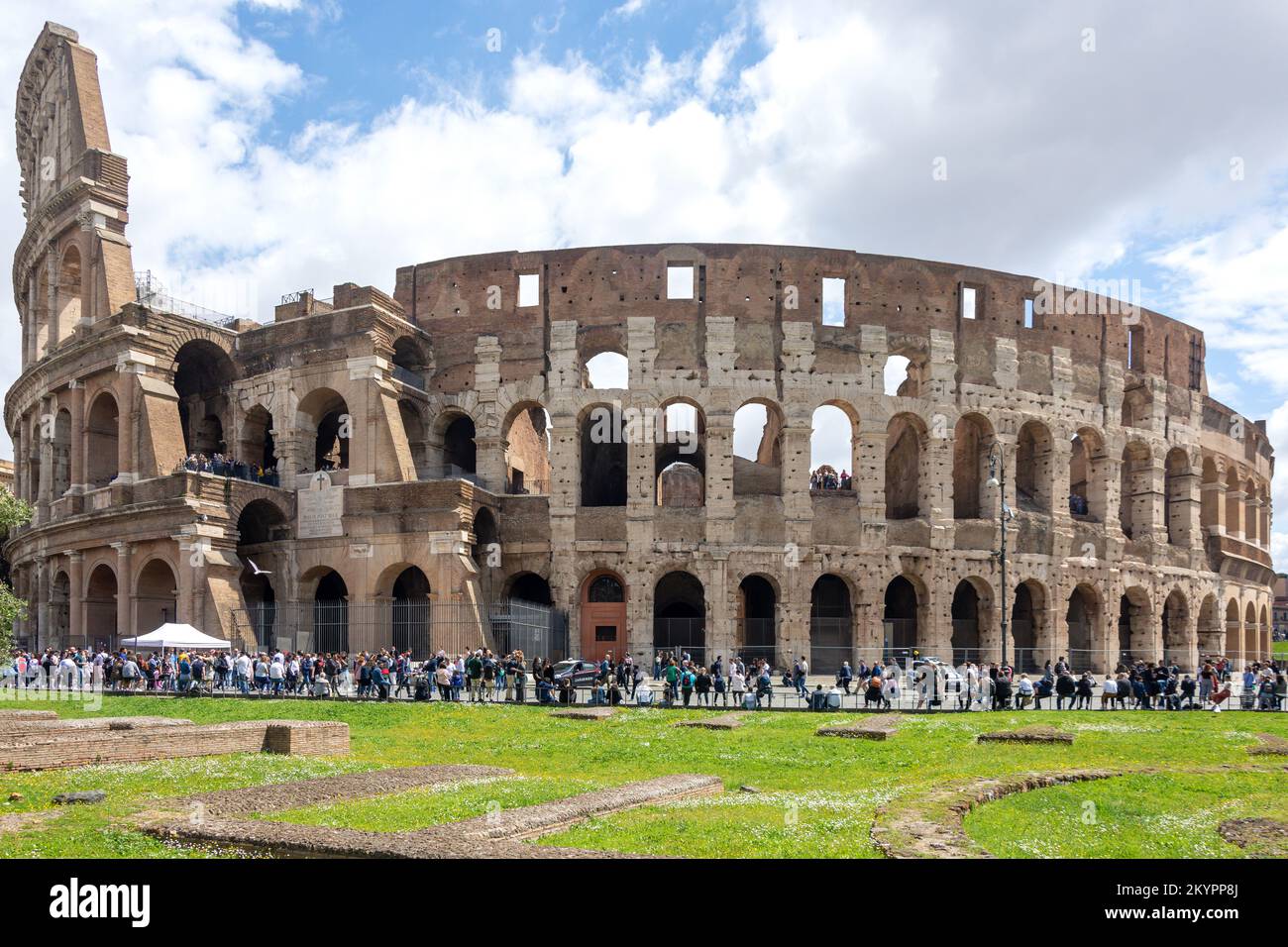 Kolosseum (Kolosseum), IV Templum Pacis, Zentrum von Rom, Rom (Rom), Region Latium, Italien Stockfoto