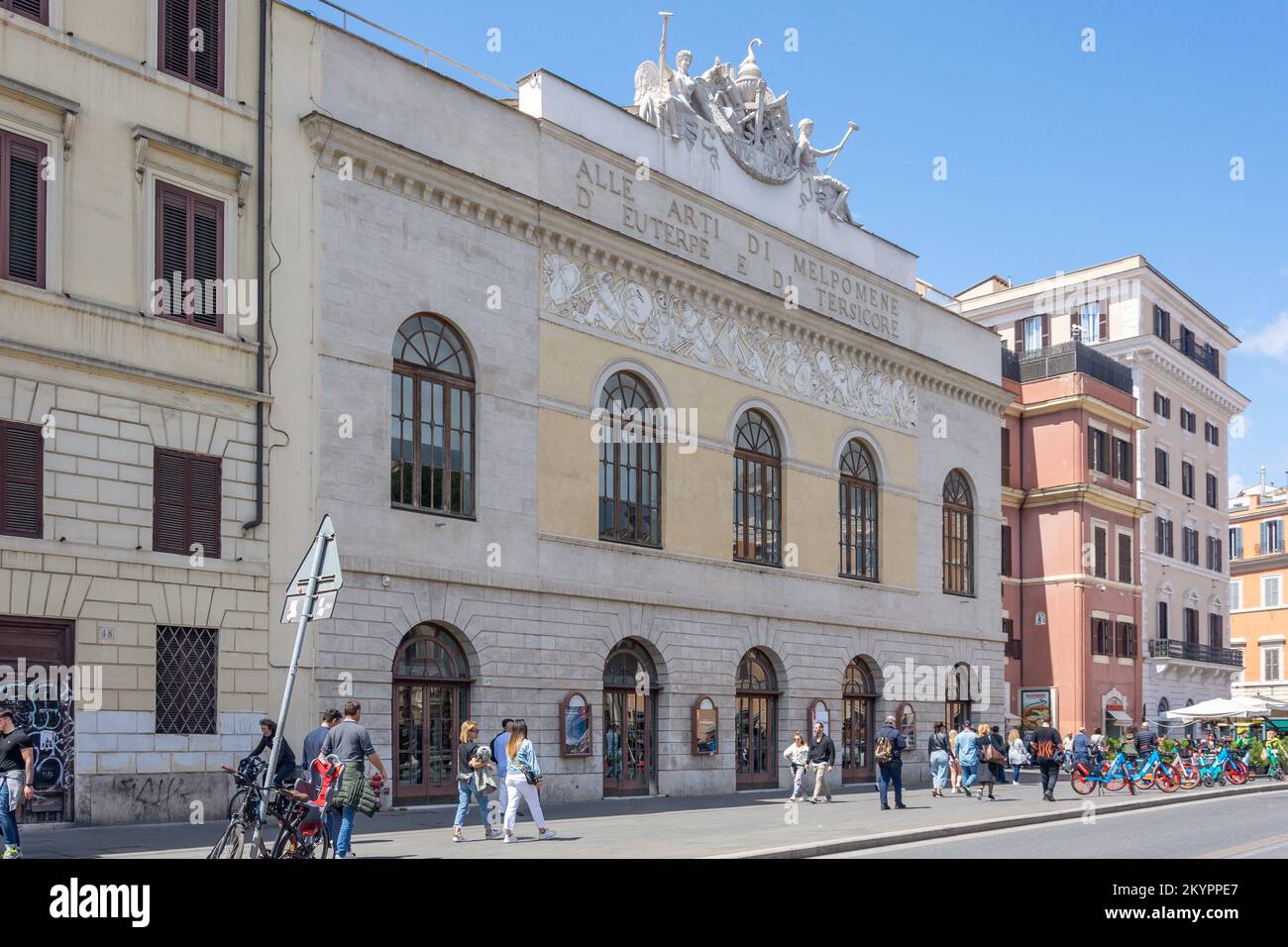 Teatro Argentina Performing Arts Theatre, Largo di Torre Argentina, Central Rome, Rome (Roma), Latium Region, Italien Stockfoto