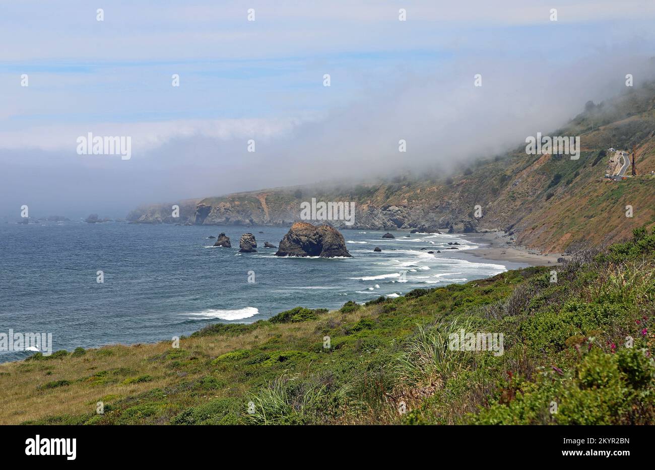 Double Cone Rock Bay - Kalifornien Stockfoto