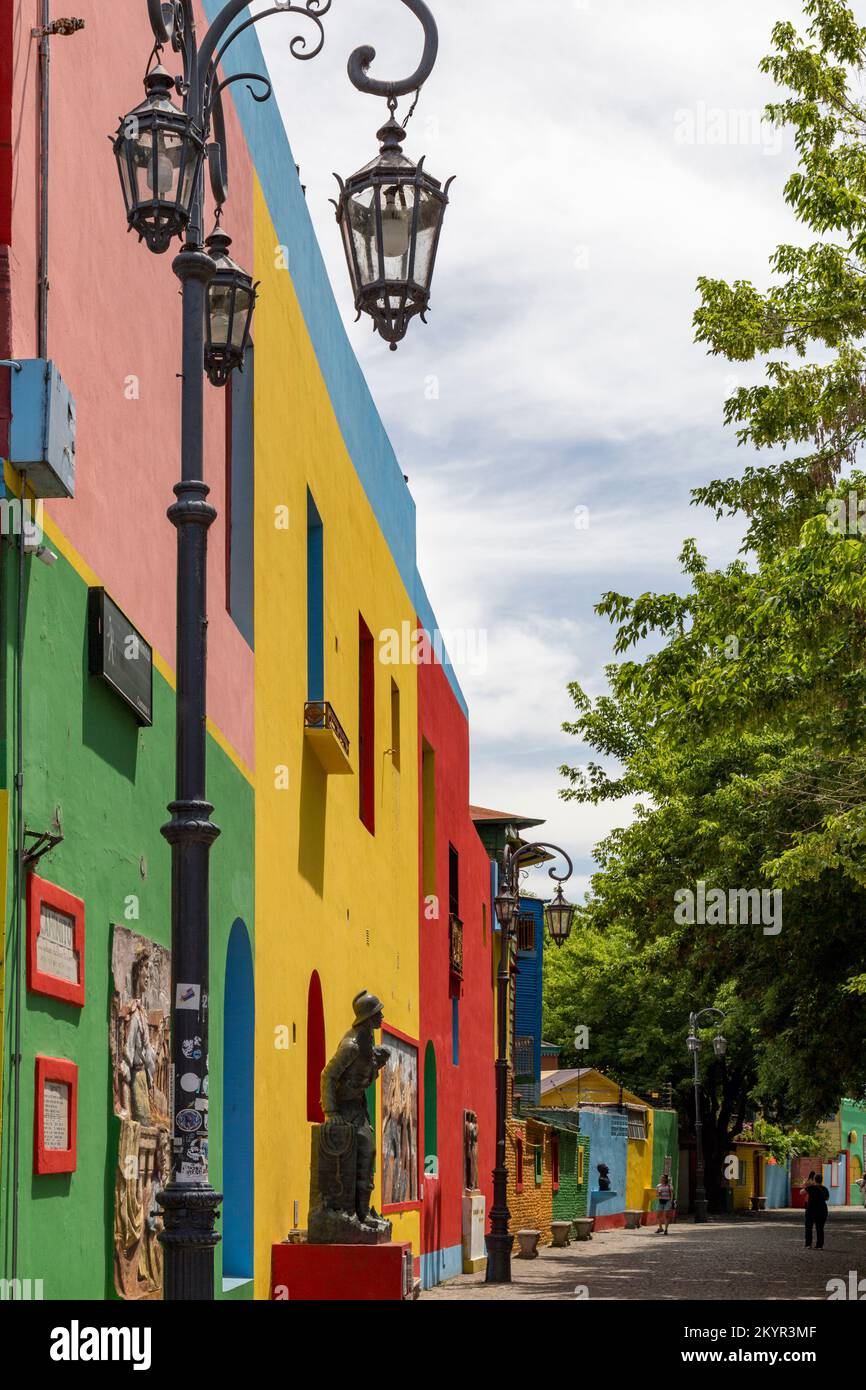 Caminito, La Boca, Buenos Aires Stockfoto