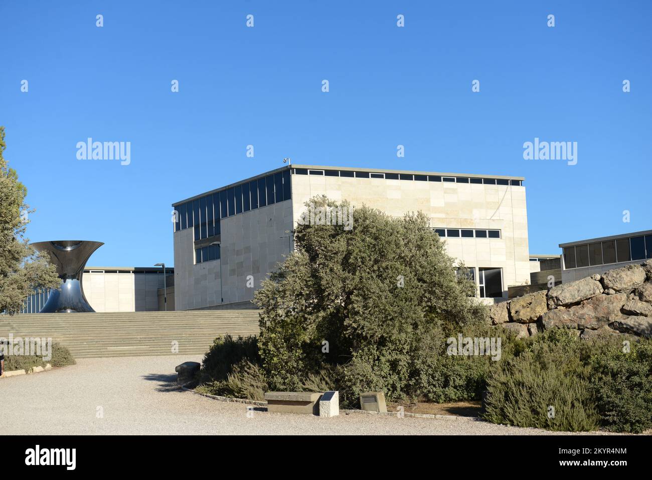 Springer Auditorium im israelischen Museum in Givat RAM, Jerusalem, Israel. Stockfoto