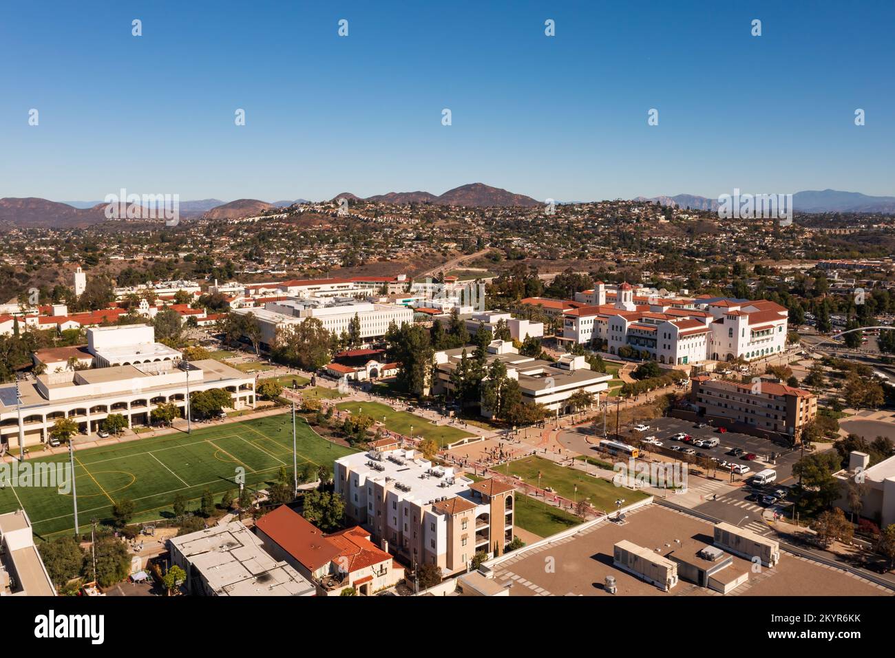 Campus der San Diego State University Stockfoto