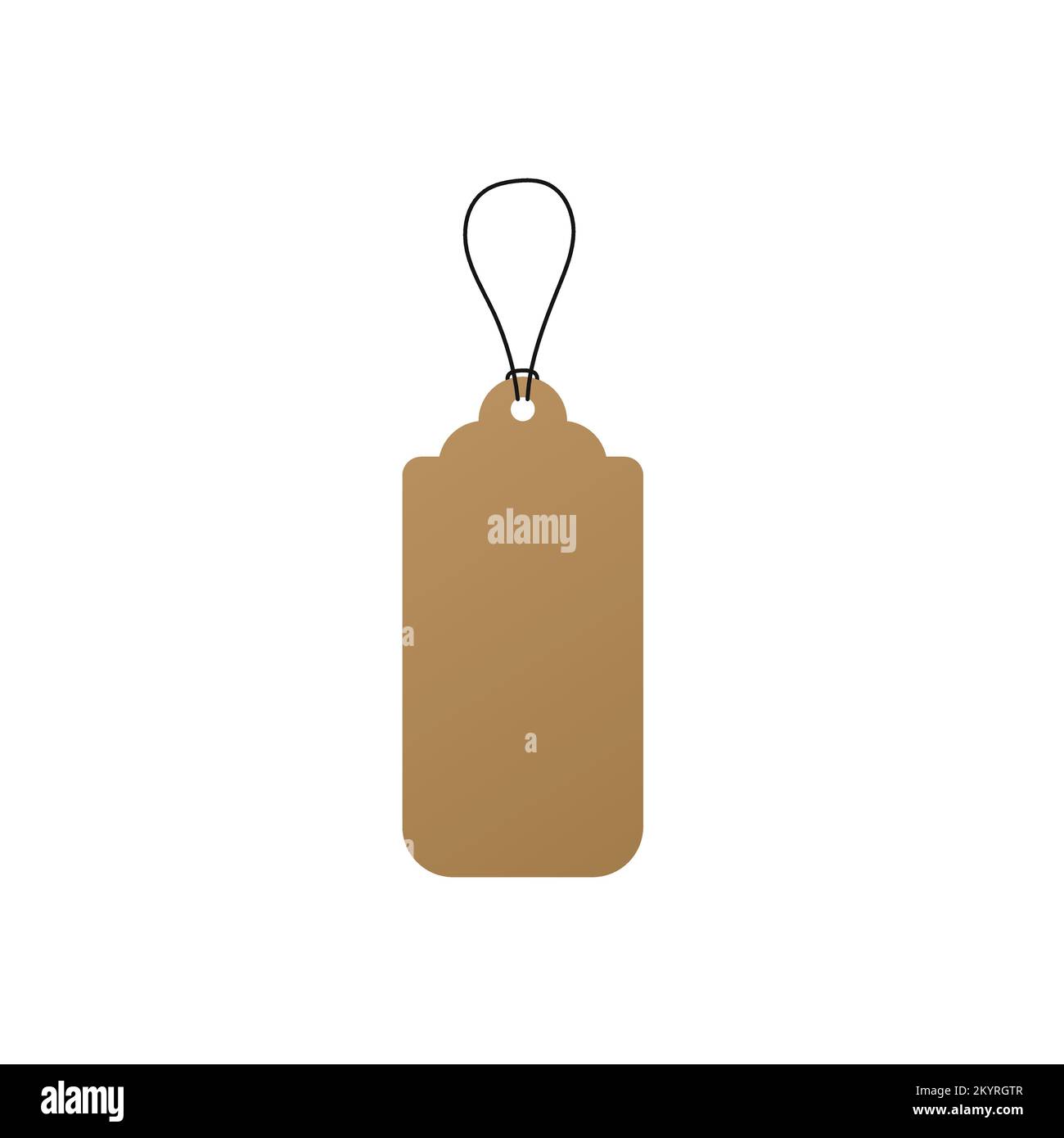 Leeres weißes Preisschild. Papier realistische Karte Verkauf Abzeichen. Vektor rund Stern Rechteck leere Pappform Stock Vektor