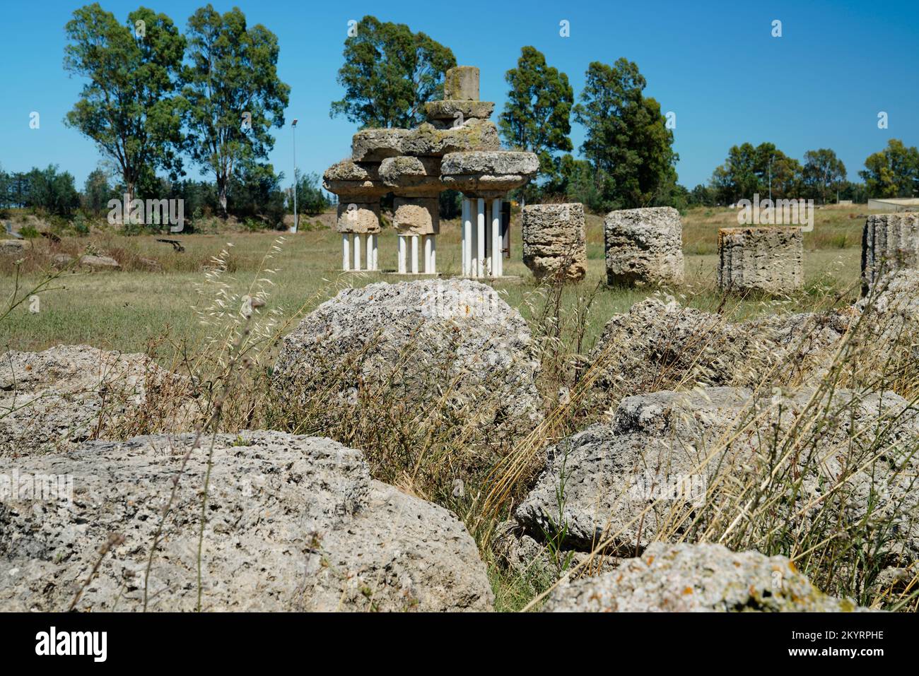 Standort Archeologico di Metaponto, Region Basilicata, Provinz Matera, Italien Stockfoto