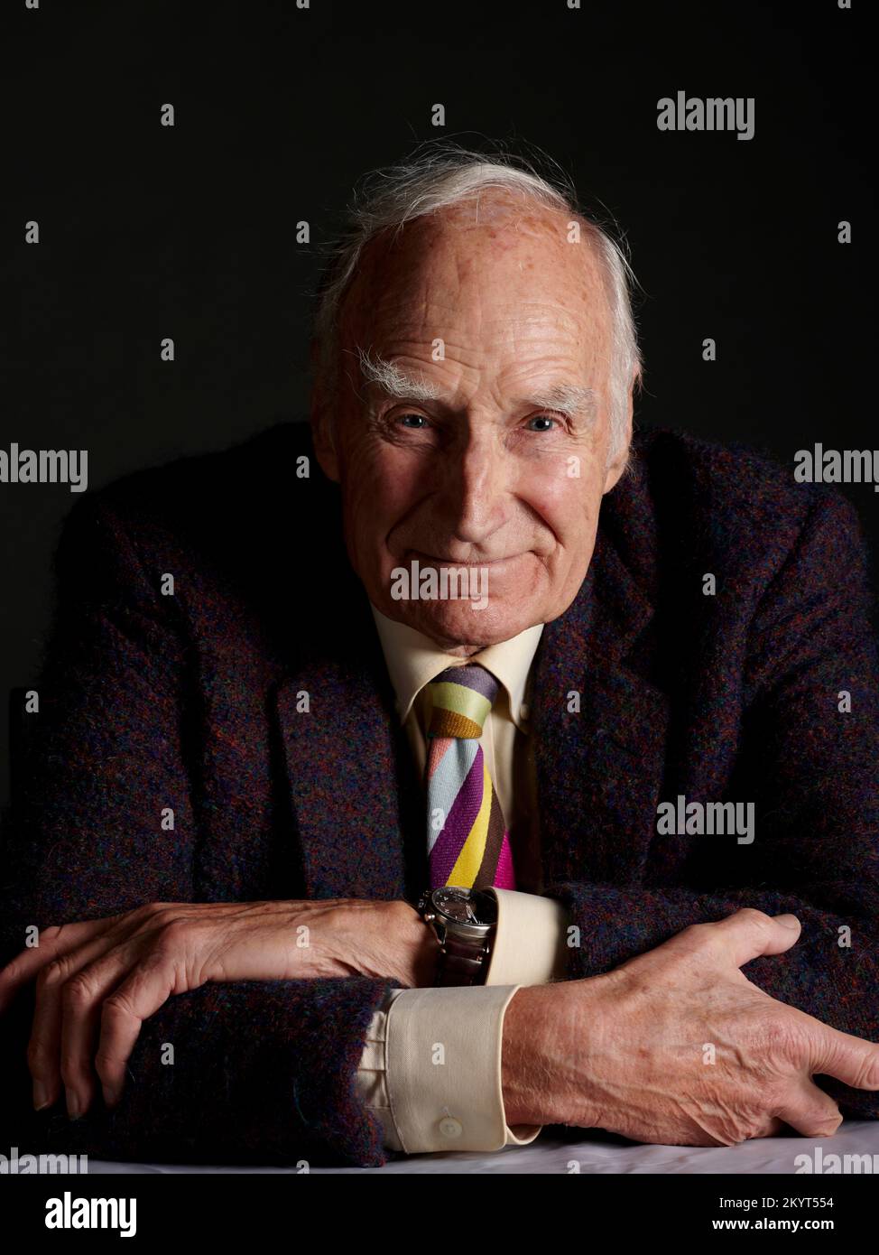 Peter Snow im Oldie lit Lunch 15-11-22 Stockfoto