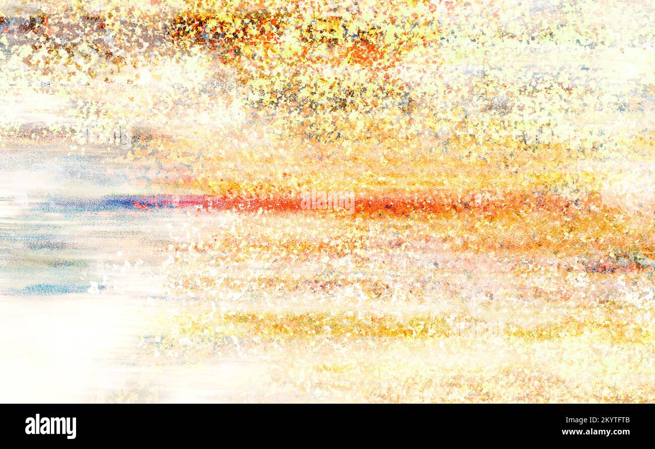 Abstrakter Hintergrund für Farbgrunge. Gemischte Techniken mit Kreide, Spray und Tintenspritzer. Urbaner Stil Stockfoto