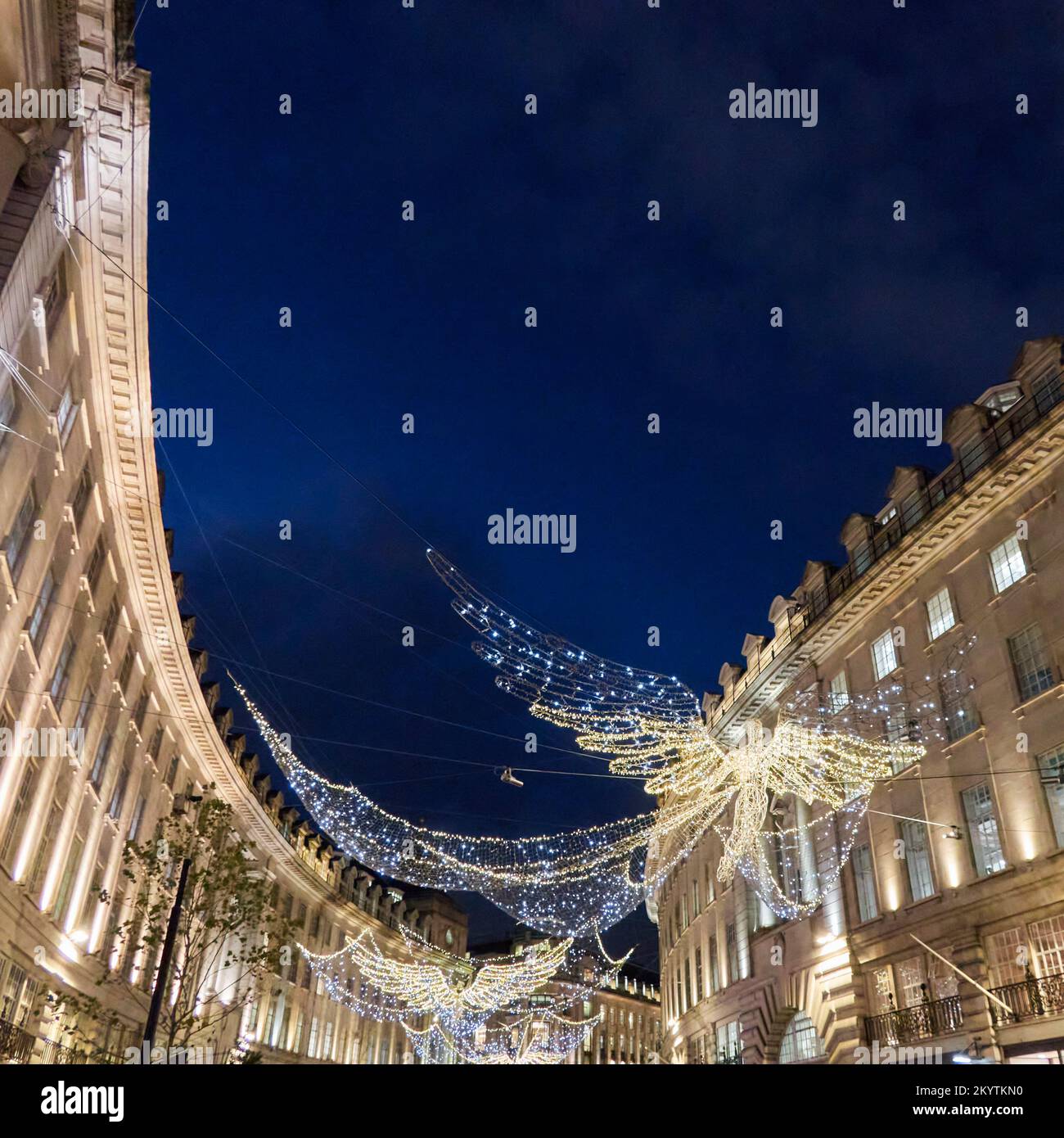 Regent Street - Weihnachtsbeleuchtung 2022 Stockfoto