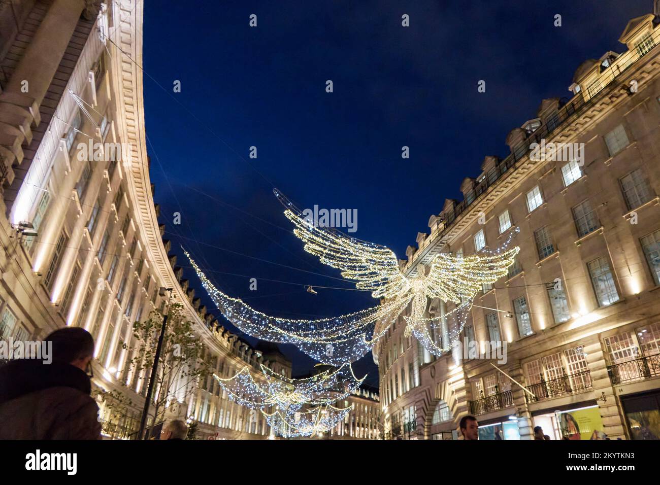 Regent Street - Weihnachtsbeleuchtung 2022 Stockfoto