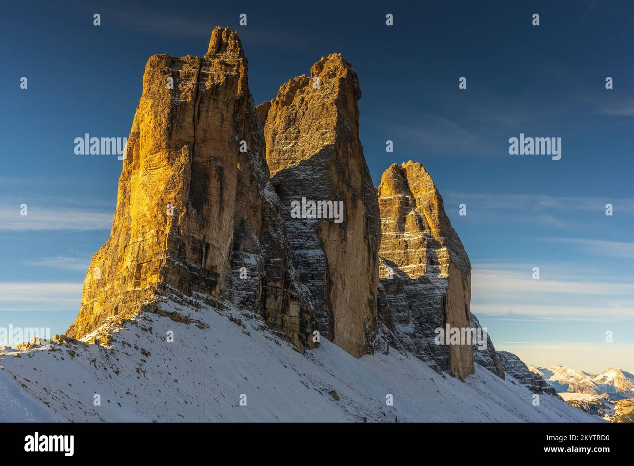 Three Peaks of Lavaredo (Dolomiten – Italien) Stockfoto