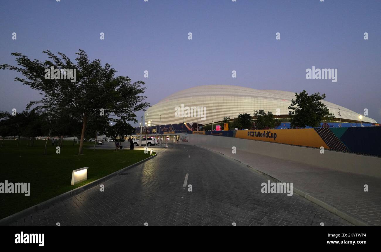 Ein allgemeiner Überblick über das Al Janoub Stadion vor dem FIFA World