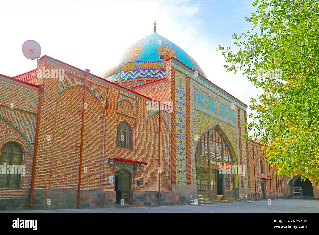Die Blaue Moschee von Jerewan, die Größte und einzige aktive Moschee in Armenien, Befindet sich an der Maschtots Avenue, Central District in Jerewan, Armenien Stockfoto