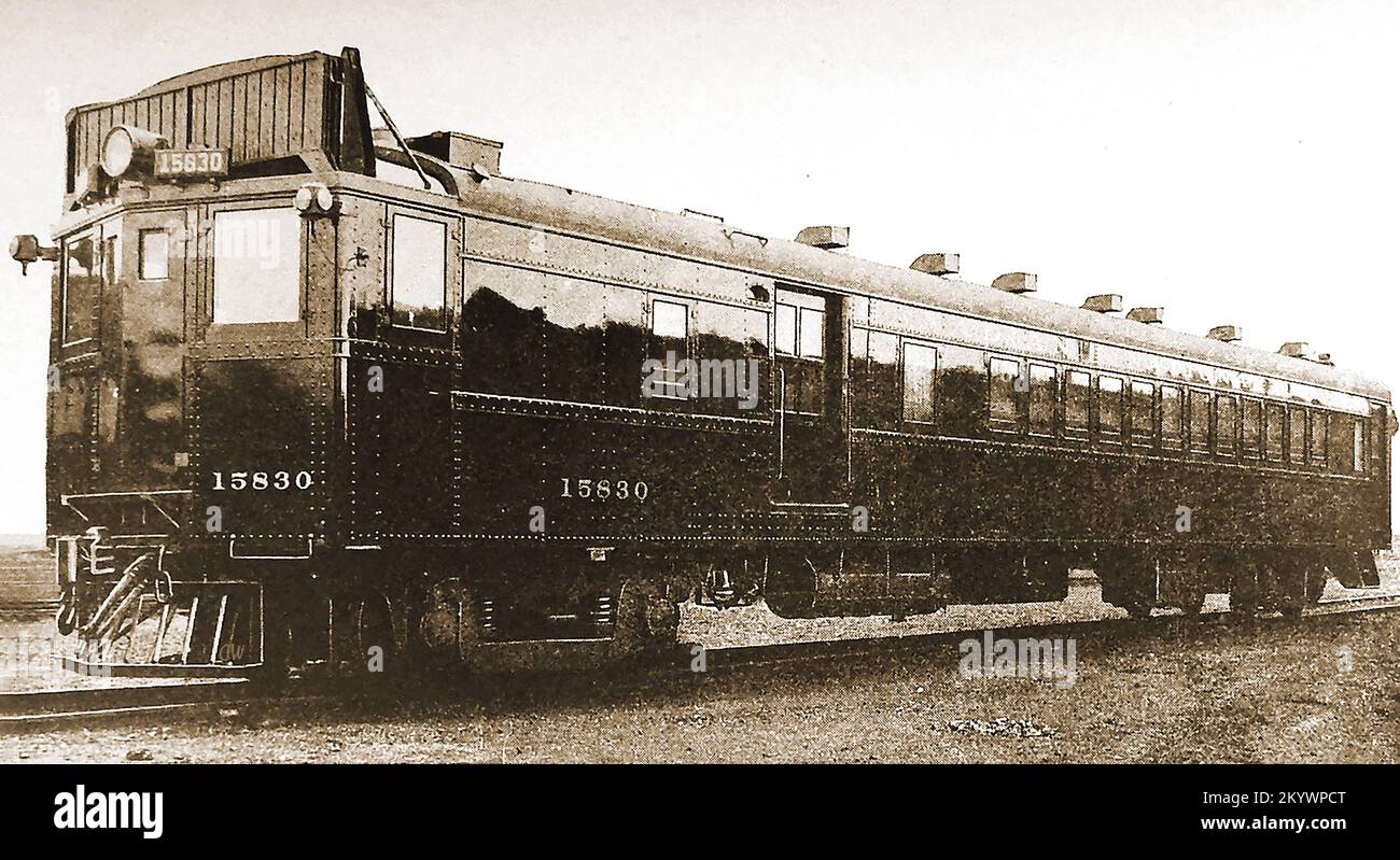 Foto aus den 1930er Jahren des 1. Dieselmotors Loco (Öl-Elektro) für die kanadische Nationalbahn. Stockfoto