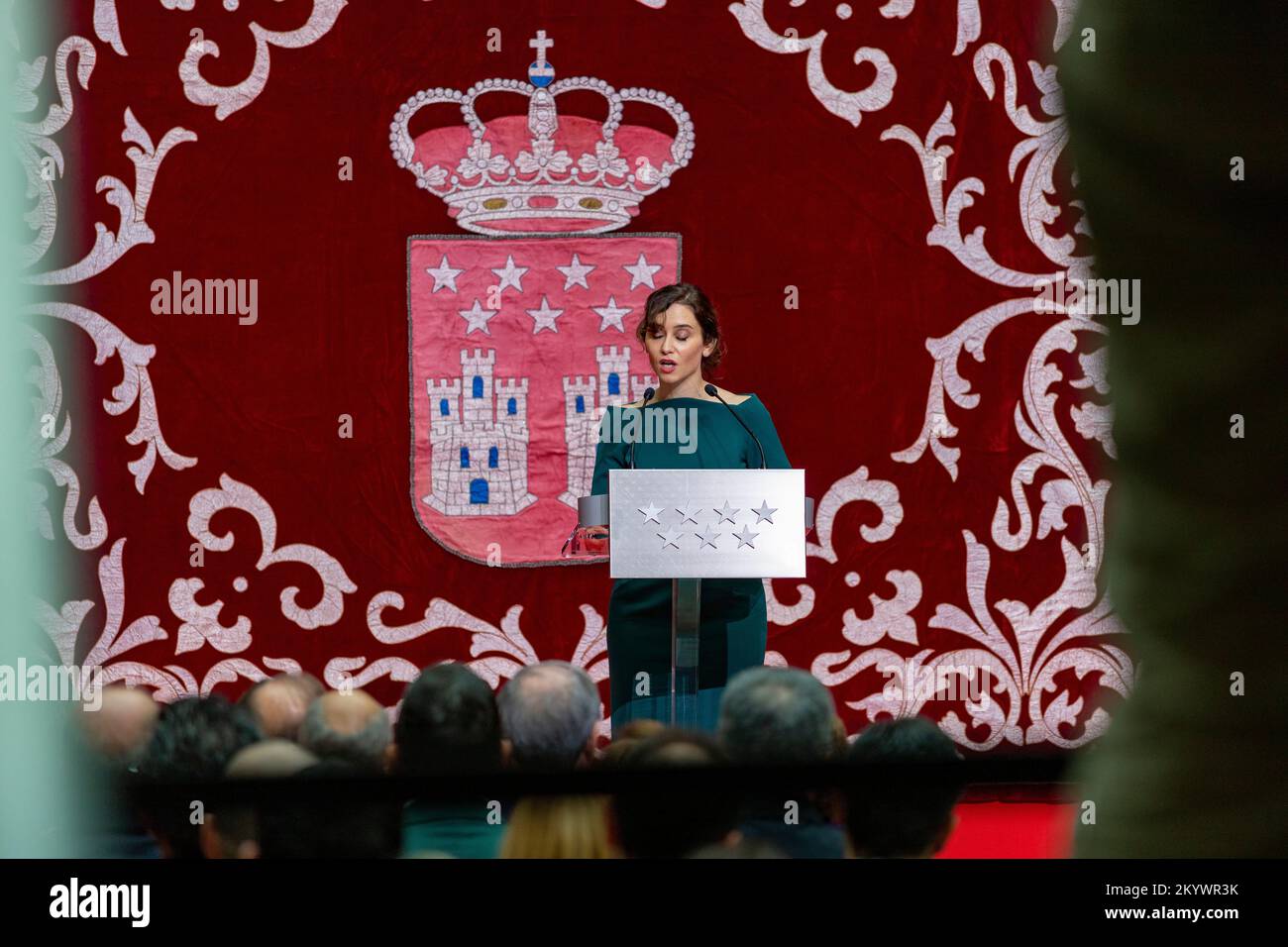 Isabel Diaz Ayuso. Präsident der Gemeinschaft Madrid. Stellvertreter