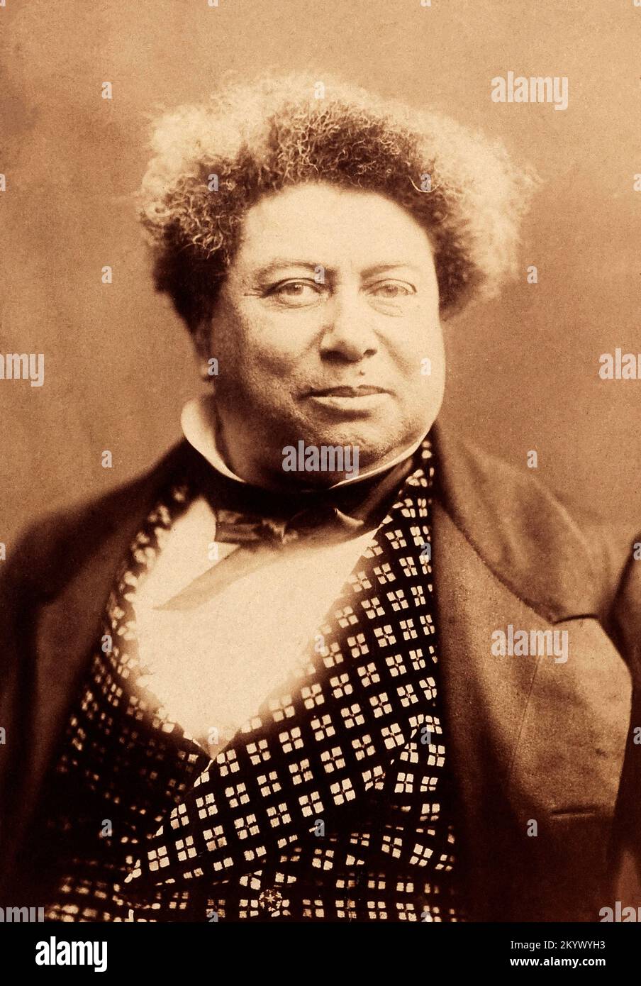 Alexandre Dumas - Feather - Watkins, Herbert (Georges Herbert Watkins 1857 Stockfoto