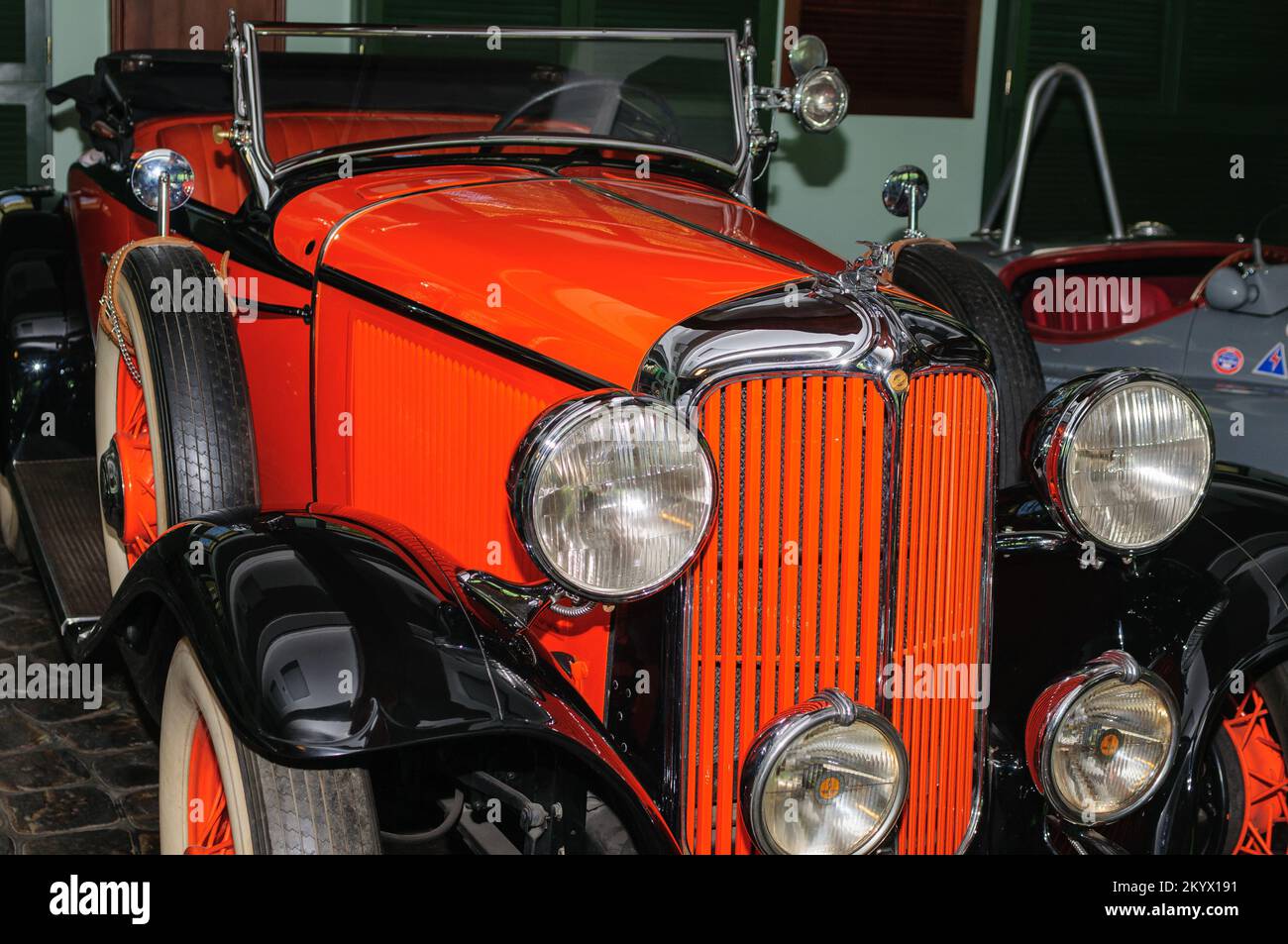 Moskau Region, Russland, 06. Juni 2010. Oldtimer Chrysler Airstream, Cabriolet, 1936. Stockfoto