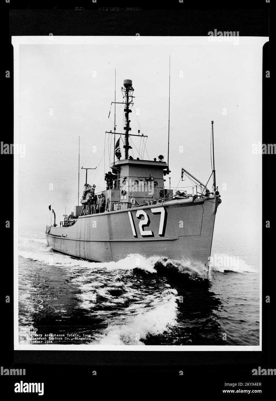 AMS-128, Schiffe, Marineschiffe, Boote, Marinegeschichte, Die Marine Stockfoto