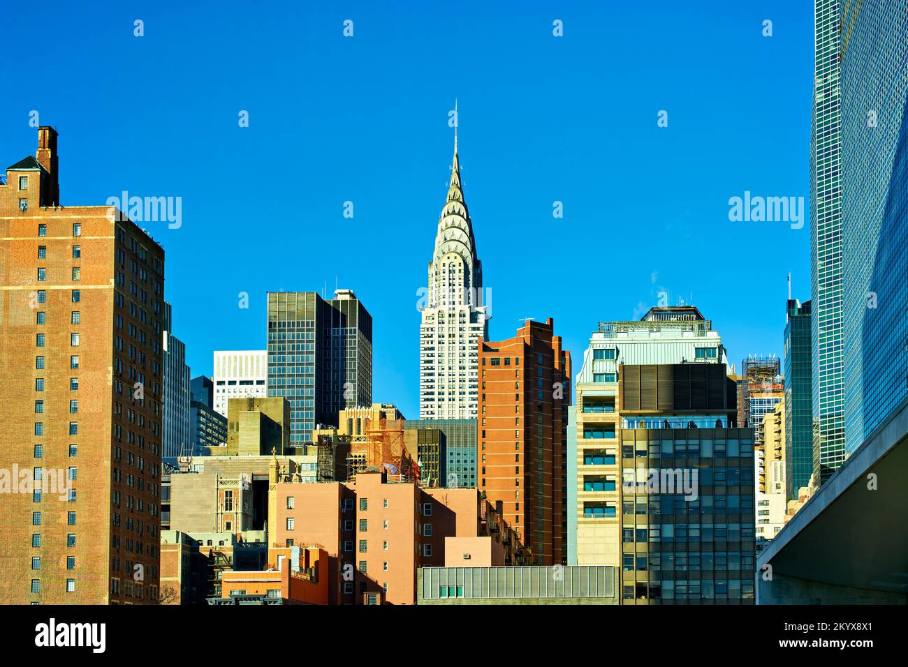 New York. Manhattan. Vereinigte Staaten. Das Chrysler-Gebäude Stockfoto