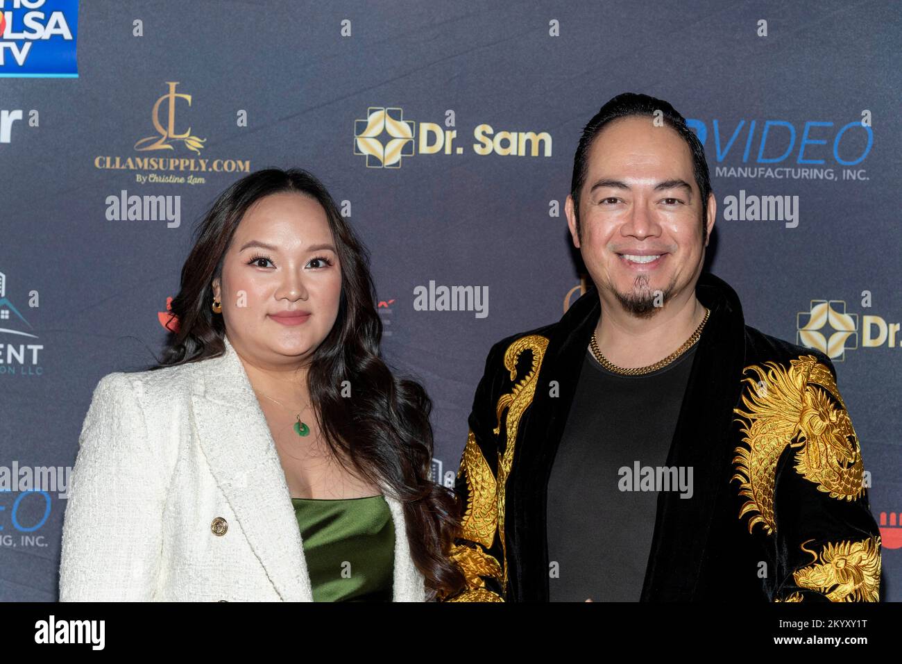 Kalifornien, USA. 01.. Dezember 2022. Anne Oliver, Alan Ford, nimmt an der Wohltätigkeitsgala der SAM Foundation zum 15-jährigen Jubiläum bei QD Venue, Westminster, CA, Dezember 1. 2022 Teil. Kredit: Eugene Powers/Alamy Live News Stockfoto