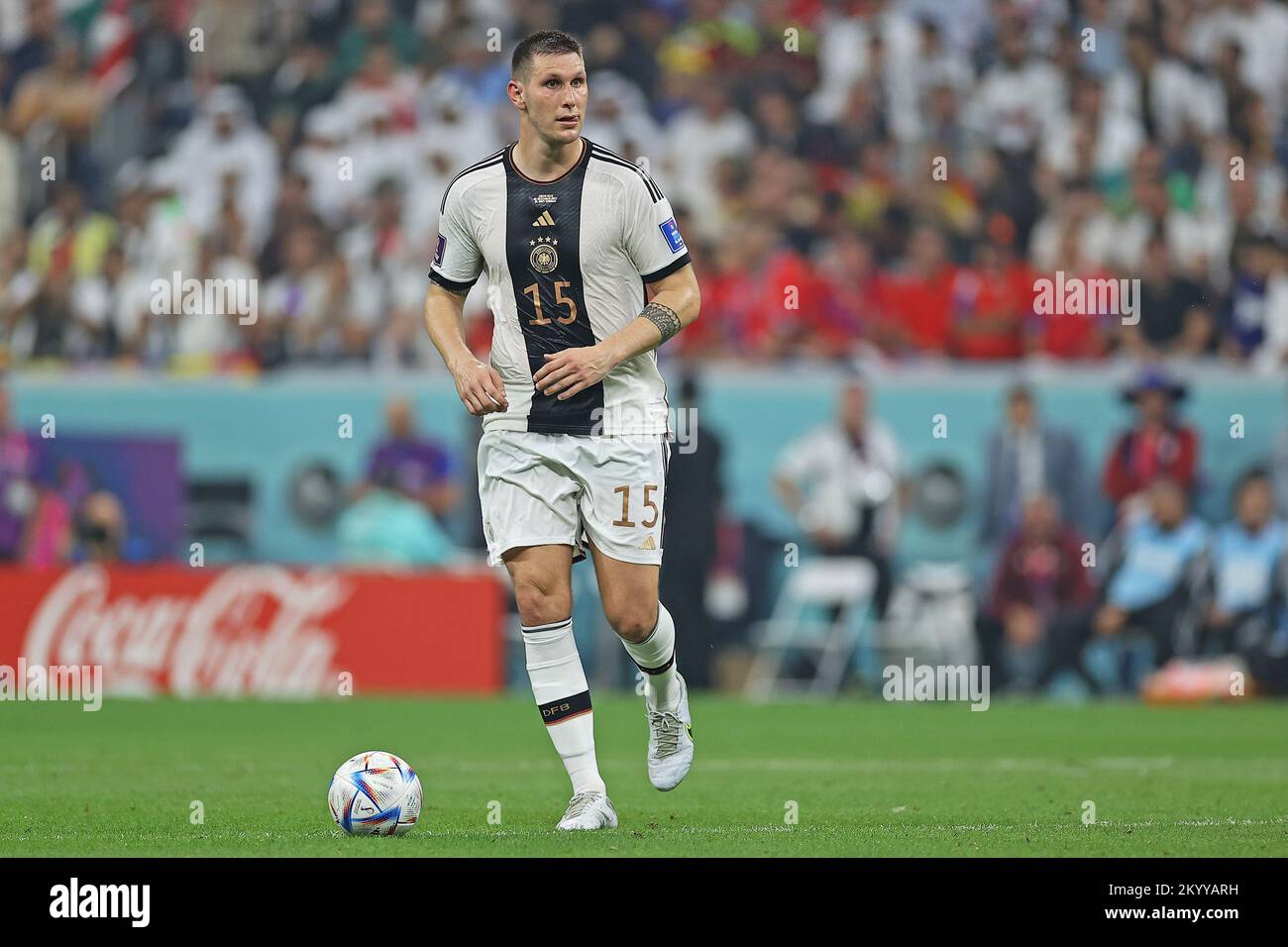 Al-Rayan, Katar. 02.. Dezember 2022. 1.. Dezember 2022; Ahmed bin Ali Stadium, Al Rayyan, Katar; FIFA Fußball-Weltmeisterschaft, Costa Rica gegen Deutschland; Niklas Sule of Germany Credit: Action Plus Sports Images/Alamy Live News Stockfoto