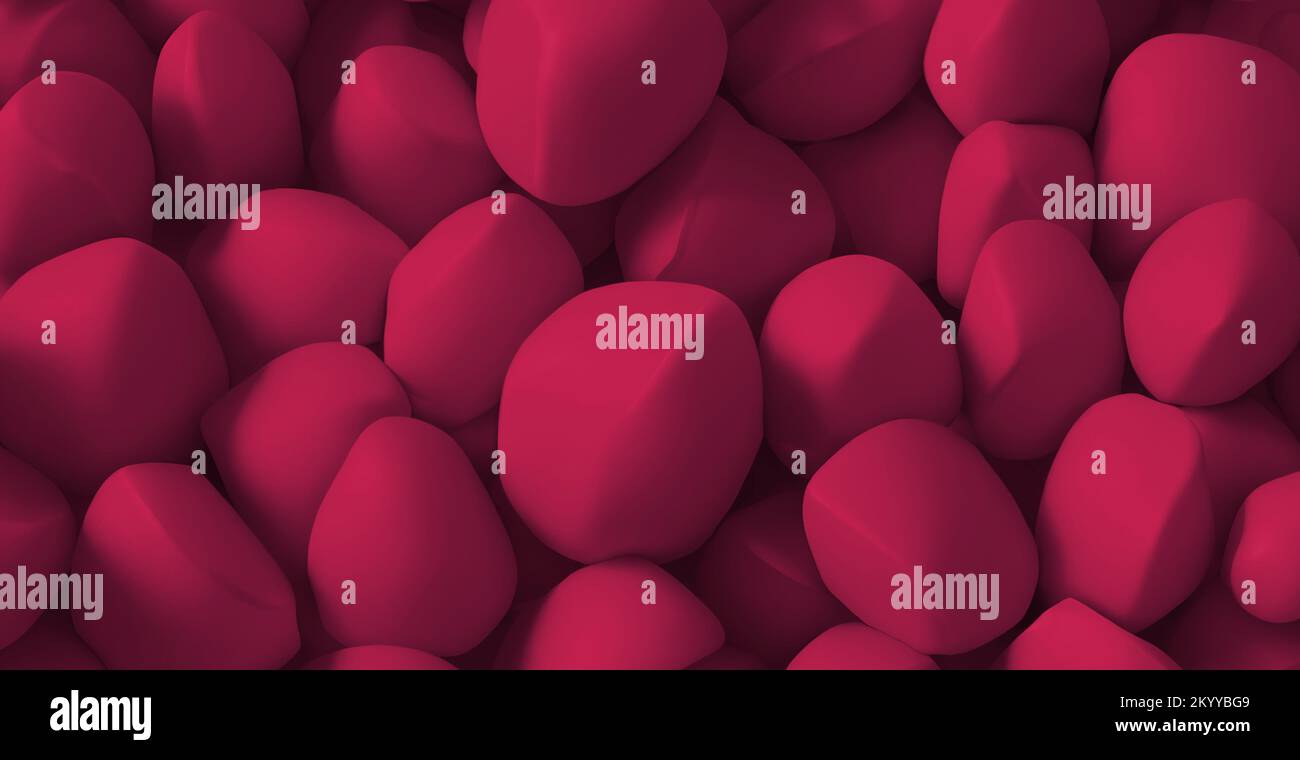 Magentaroter Hintergrund. Farbe des Jahres. Abstrakter Hintergrund mit trendigen Farben von 2023. Stockfoto