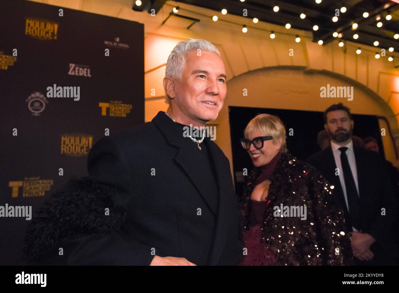 Moulin Rouge Gala Performance im Piccadilly Theatre in Aid of Teenage Cancer Trust, London, 29.. September 2022 mit: baz luhrmann, wo: London, Großbritannien, wenn: 29. September 2022 Stockfoto