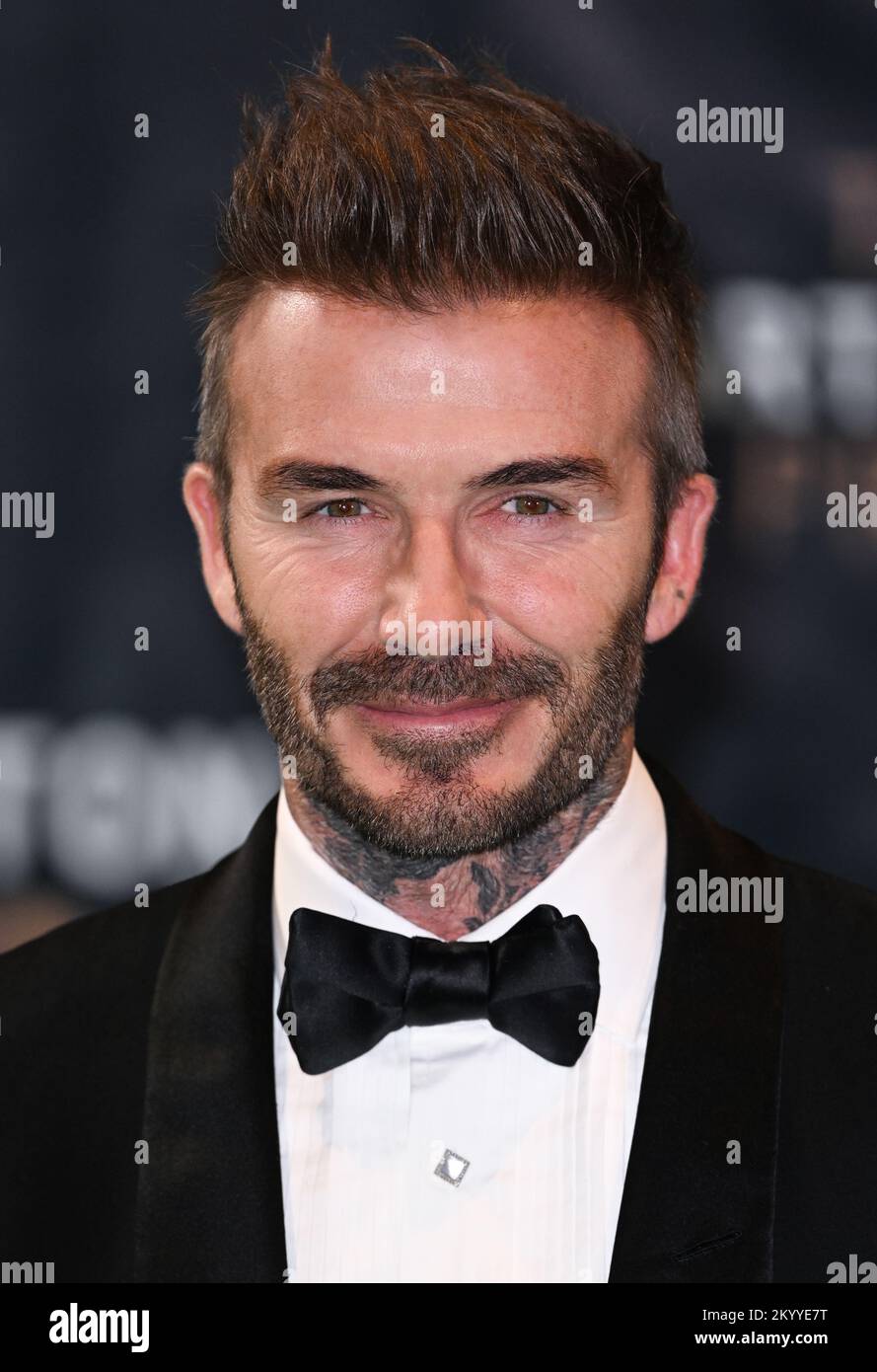 2.. Dezember 2022. Boston, USA. David Beckham trifft bei der Preisverleihung für die Earthshot Awards in der MGM Music Hall ein, Fenway Credit: Doug Peters/EMPICS/Alamy Live News Stockfoto