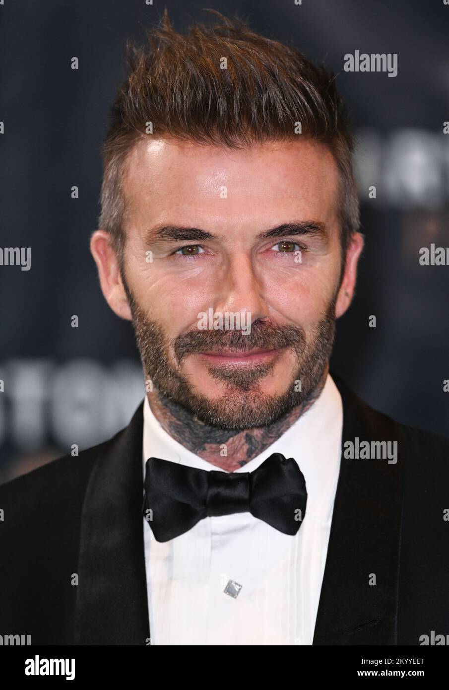 2.. Dezember 2022. Boston, USA. David Beckham trifft bei der Preisverleihung für die Earthshot Awards in der MGM Music Hall ein, Fenway Credit: Doug Peters/EMPICS/Alamy Live News Stockfoto