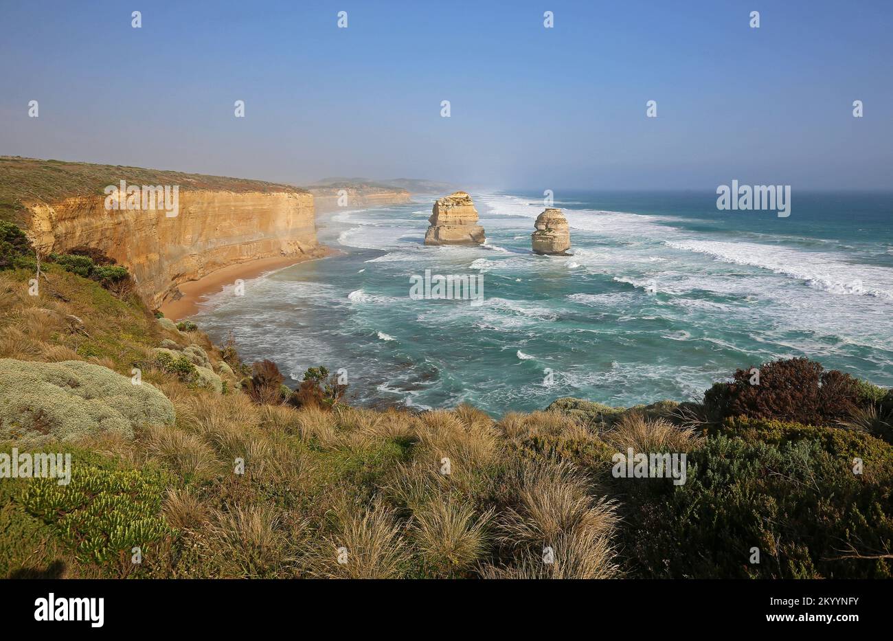 Sonnenuntergang mit 12 Aposteln - Australien Stockfoto