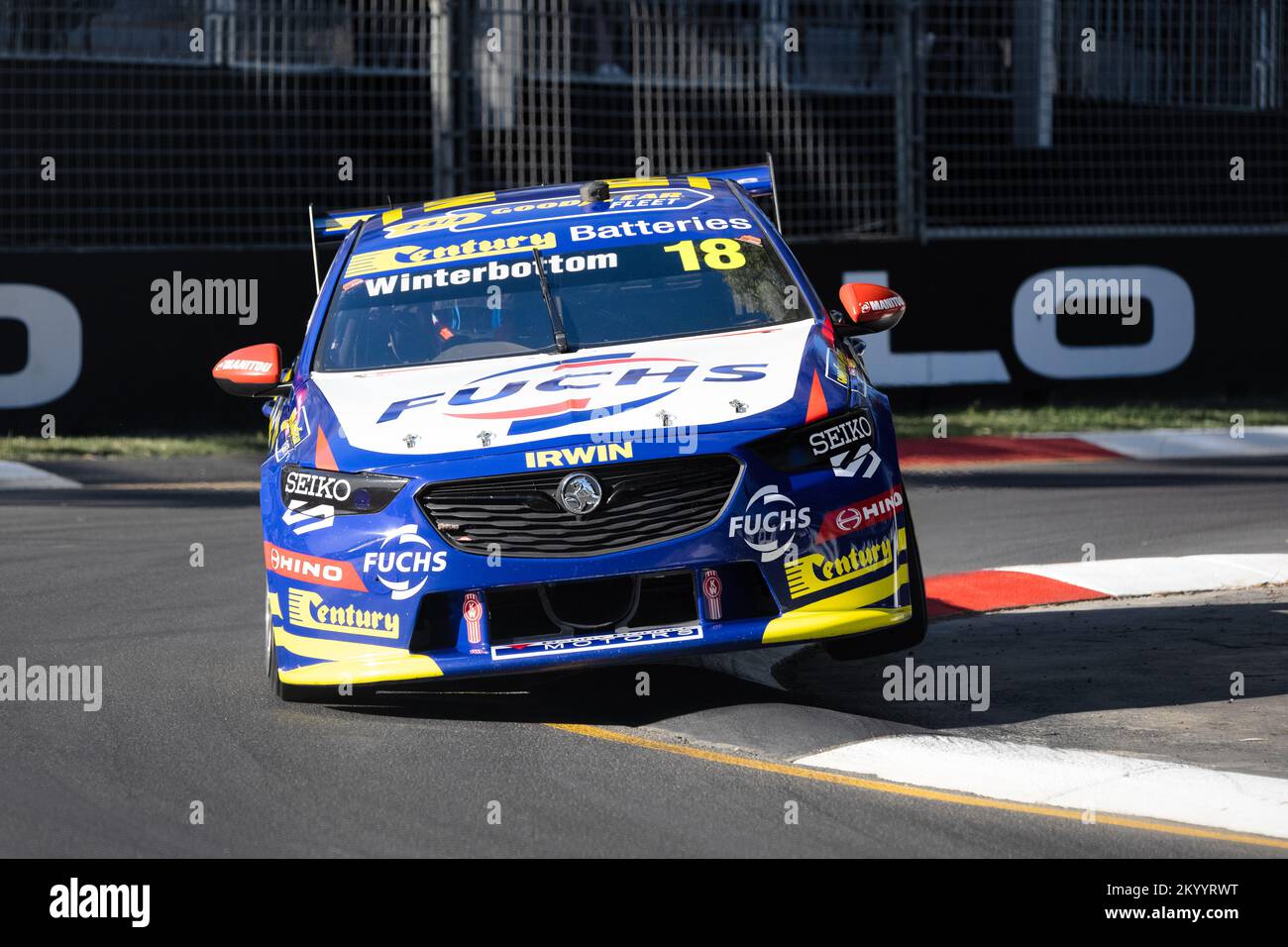 Adelaide, Australien, 2. Dezember 2022. Mark Winterbottom von IRWIN Racing & Nulon Racing Holden Commodore ZB anlässlich des Valo Adelaide 500 - Supercars in Adelaide am 02. Dezember 2022 in Adelaide, Australien. Kredit: Ivica Glavas/Speed Media/Alamy Live News Stockfoto