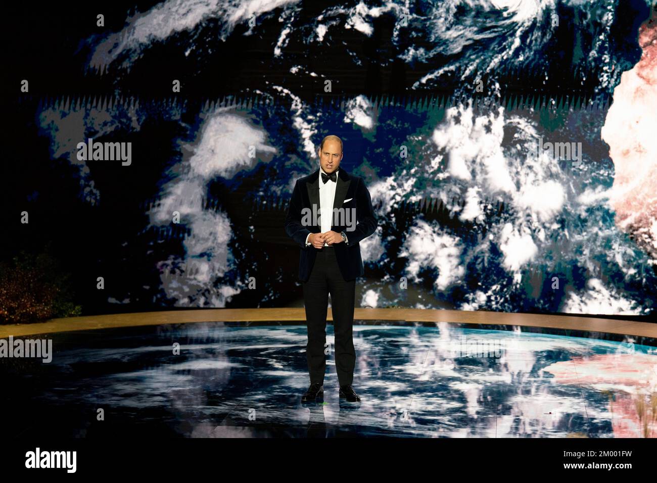Der Prince of Wales während der zweiten jährlichen Preisverleihung der Earthshot Prize in der MGM Music Hall in Fenway, Boston, Massachusetts, bei der die 2022 Gewinner vorgestellt werden. Foto: Freitag, 2. Dezember 2022. Stockfoto