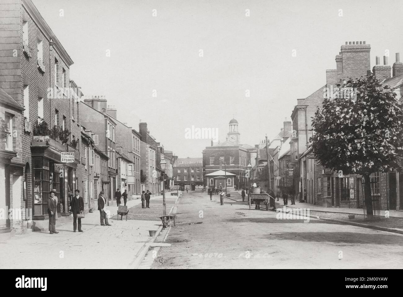 Oldtimer-Foto - 1897 - South Street, Bidport, Dorset Stockfoto