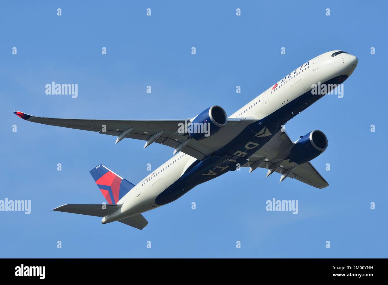 Präfektur Chiba, Japan - 05. Mai 2019: Passagierflugzeug Delta Air Lines Airbus A350-900 (N508DN). Stockfoto