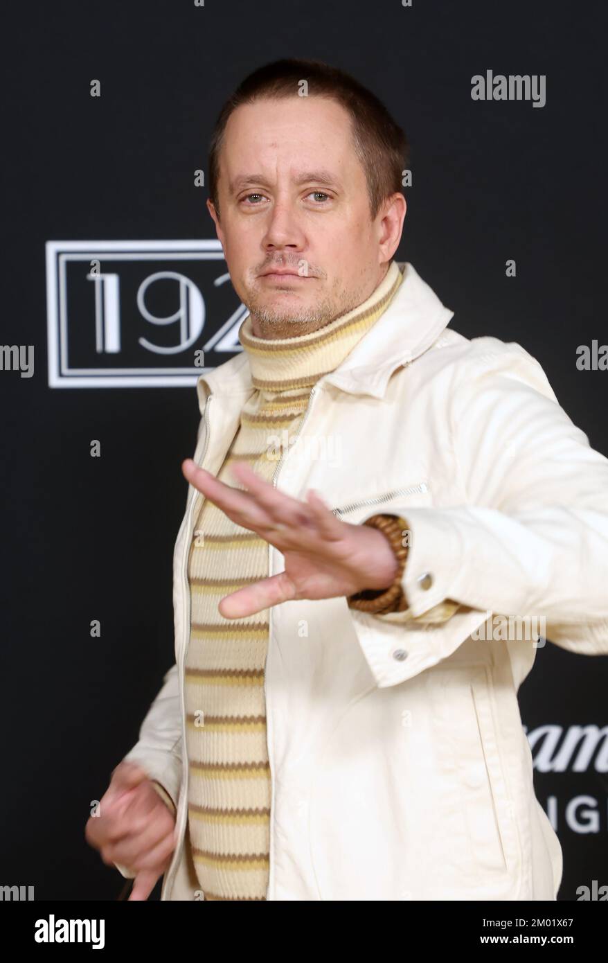 Los Angeles, Ca. 2.. Dezember 2022. Chad Lindberg auf der Los Angeles Premiere von Paramount 1923 bei der Hollywood American Legion Post 43 in Los Angeles, Kalifornien, am 2. Dezember 2022. Kredit: Faye Sadou/Media Punch/Alamy Live News Stockfoto