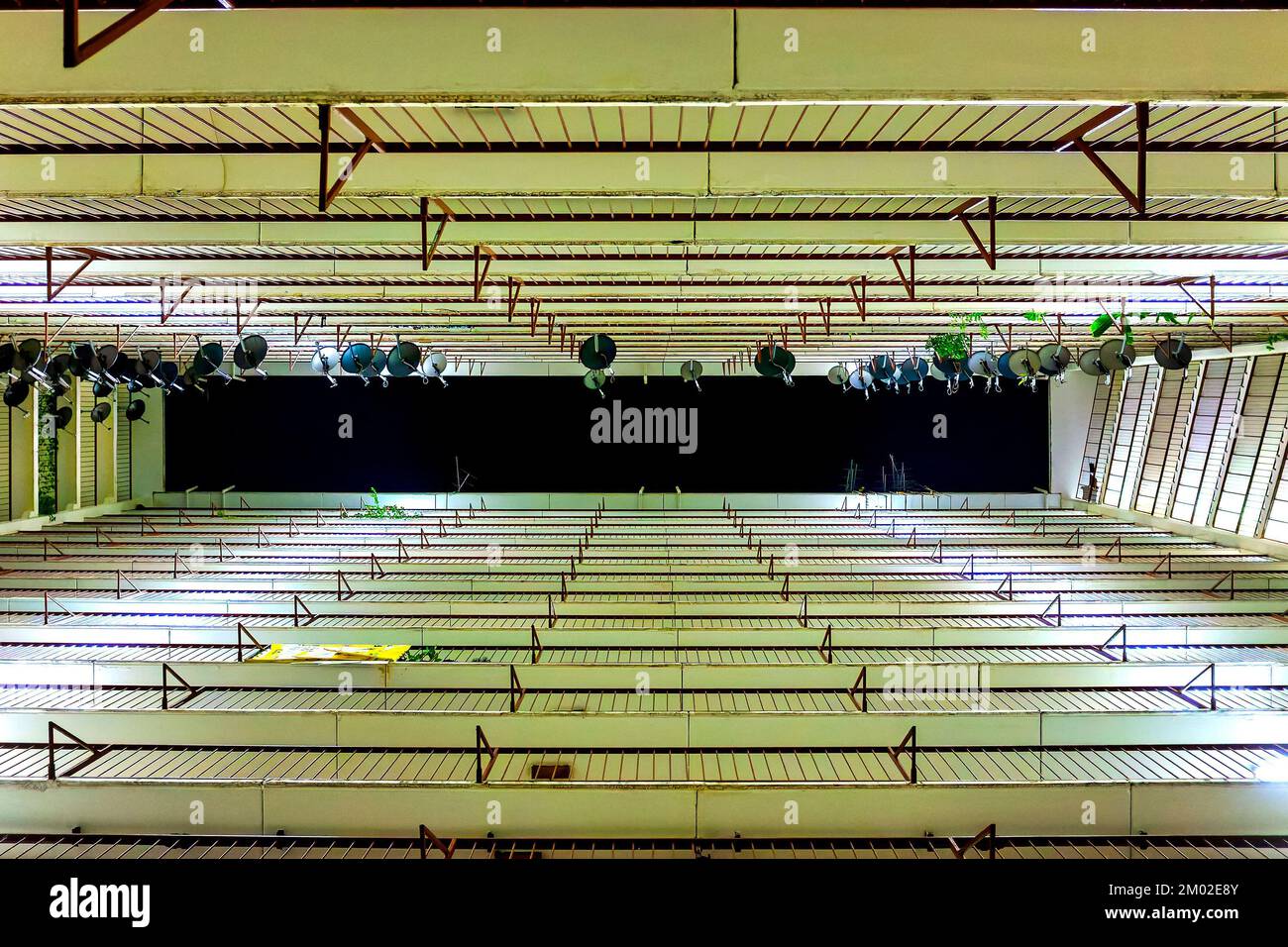 Wohngebäude in Georgetown, Penang, Malaysia Stockfoto