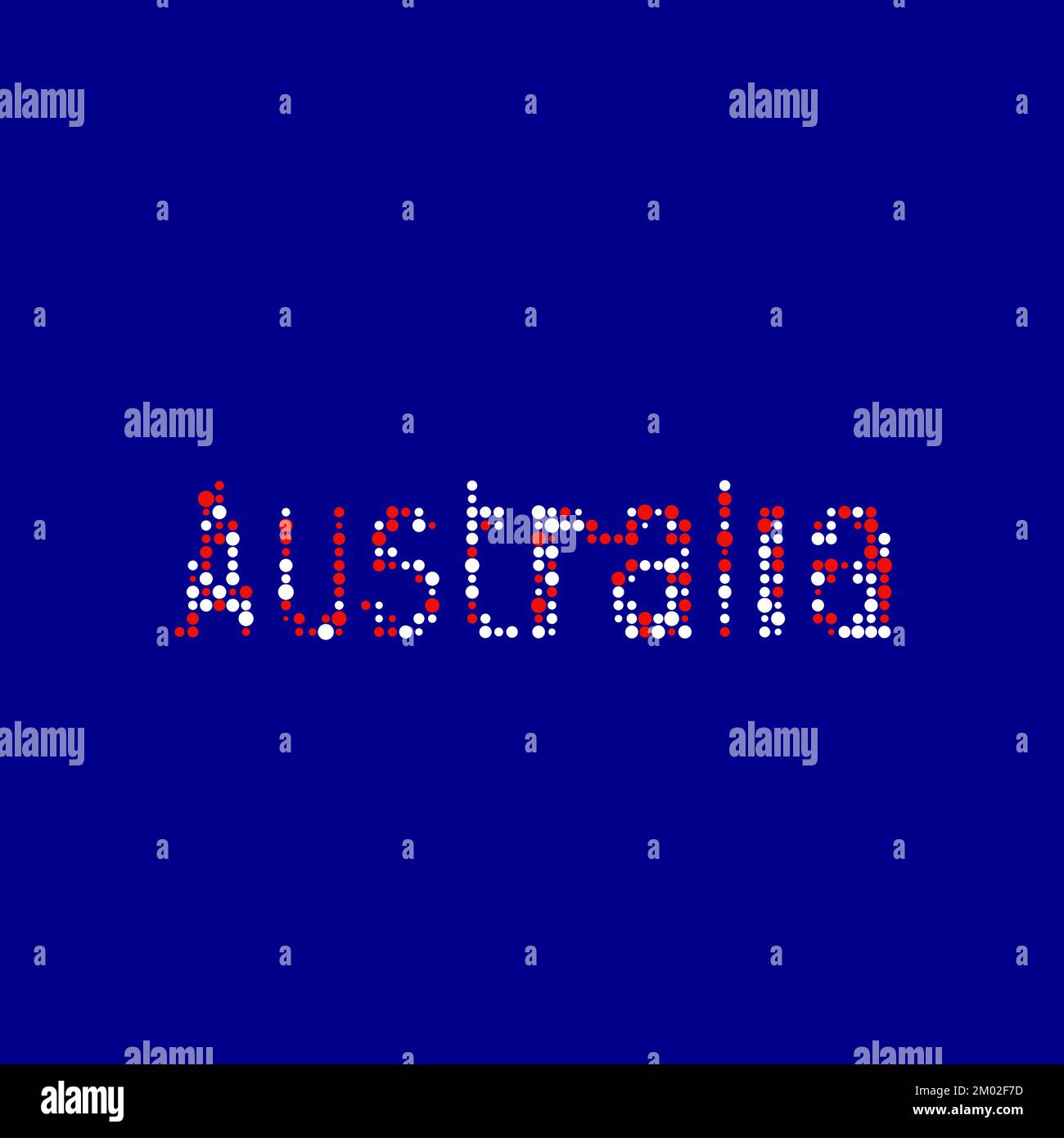 Abgeleitete Musterabbildung für Australien Map Silhouette mit Pixeln Stock Vektor