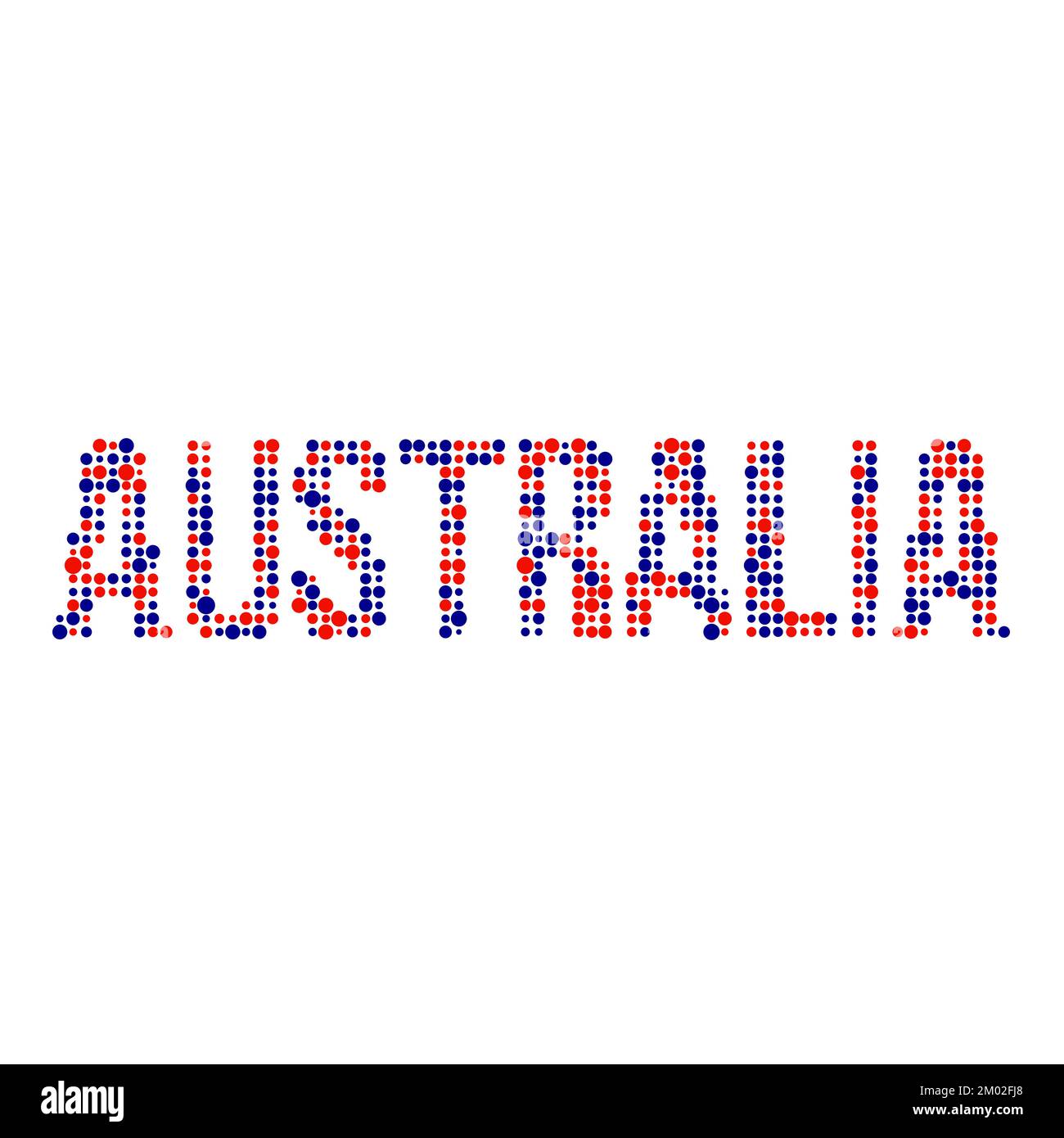 Abgeleitete Musterabbildung für Australien Map Silhouette mit Pixeln Stock Vektor