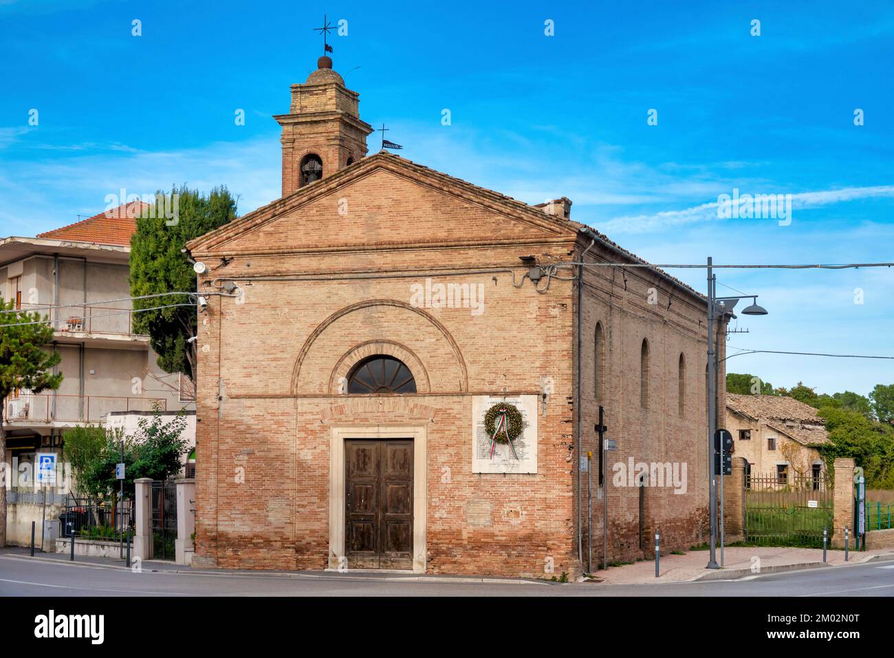 Kirche der Madonna del Carmine, Cepagatti, Italien Stockfoto