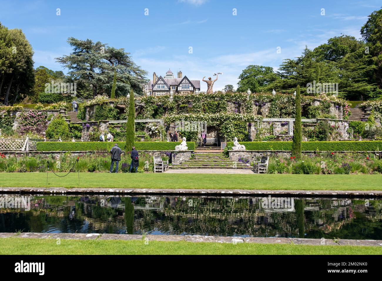 Bodnant Gardens Stockfoto