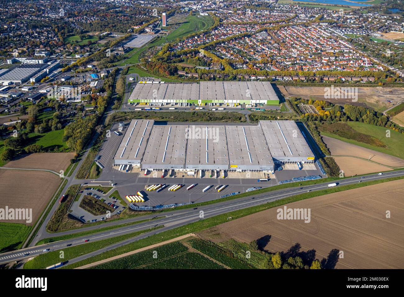Luftaufnahme, POCO Einrichtungsmärkte Logistikzentrum, Logport IV