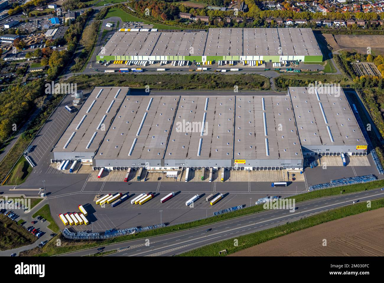 Luftaufnahme, POCO Einrichtungsmärkte Logistikzentrum, Logport IV