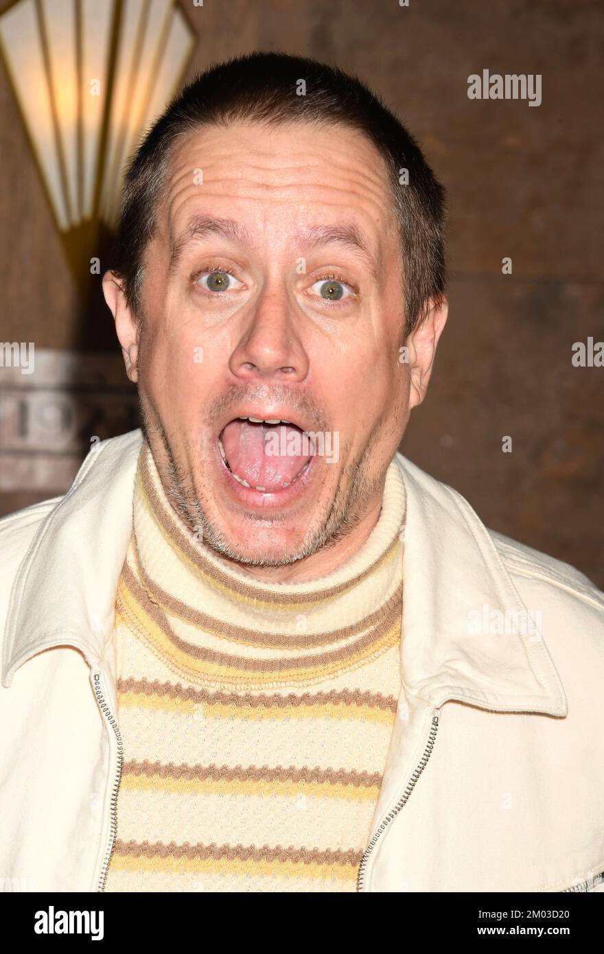 LOS ANGELES, KALIFORNIEN - 02. DEZEMBER: Chad Lindberg nimmt am Dezember an der Los Angeles Premiere von Paramount+s '1923' auf der Hollywood American Legion Teil Stockfoto