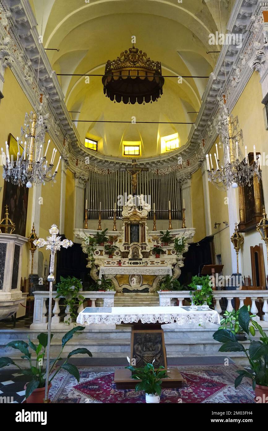 Inneres, Chiesa di San Giovanni Battista, Kirche, Monterosso al Mare