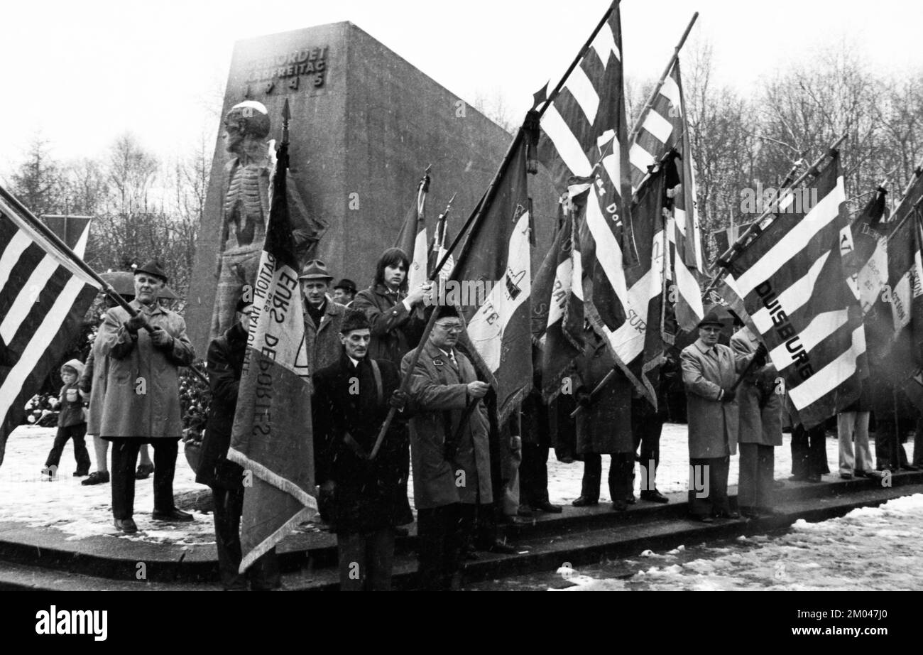 Nazi-Opfer und Widerstandskämpfer aus Frankreich und Deutschland gegen das Nazi-Regime gedenken gemeinsam der Ermordung des Nazi-Regimes am Guten Freitag Stockfoto