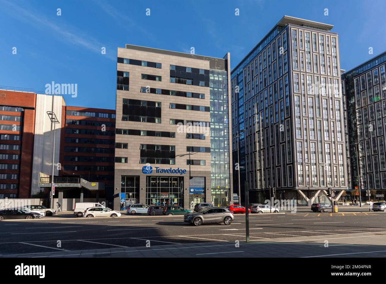 Liverpool, Vereinigtes Königreich: Travelodge Central Hotel, Strand Street im Stadtzentrum Stockfoto