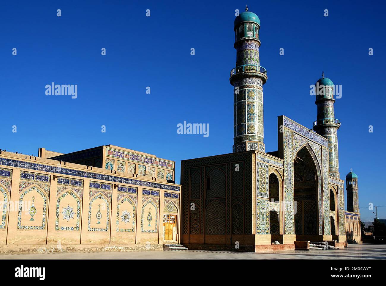 Herat im Westen Afghanistans. Die große Moschee von Herat (Freitagsmoschee oder Jama Masjid). Stockfoto