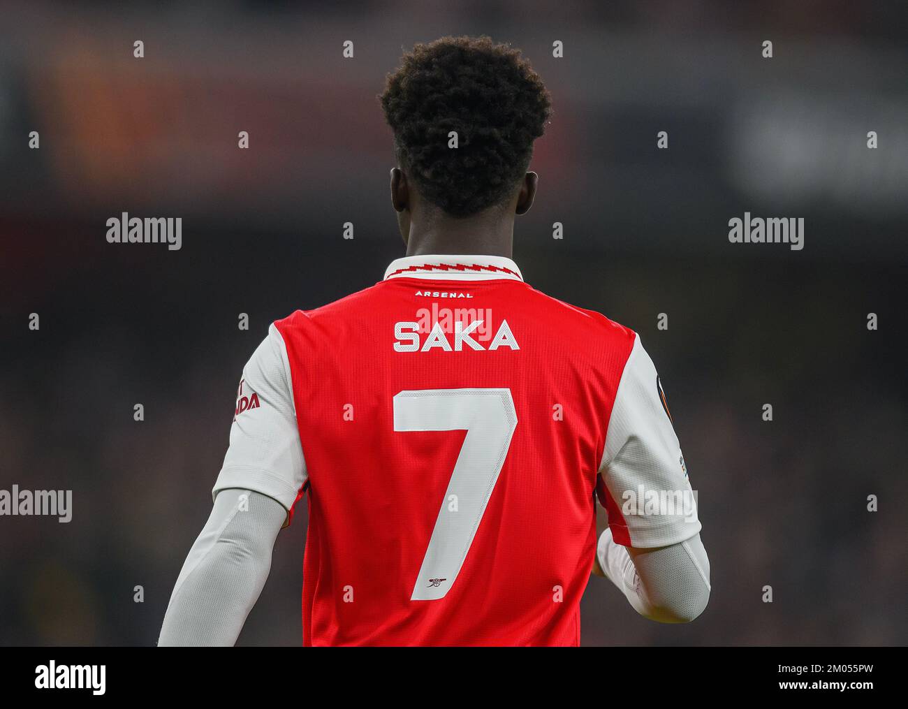 03. November 2022 - Arsenal/FC Zürich - UEFA Europa League - Gruppe A - Emirates Stadium Bukyo Saka während des Spiels gegen den FC Zürich Bild : Mark Pain / Alamy Stockfoto