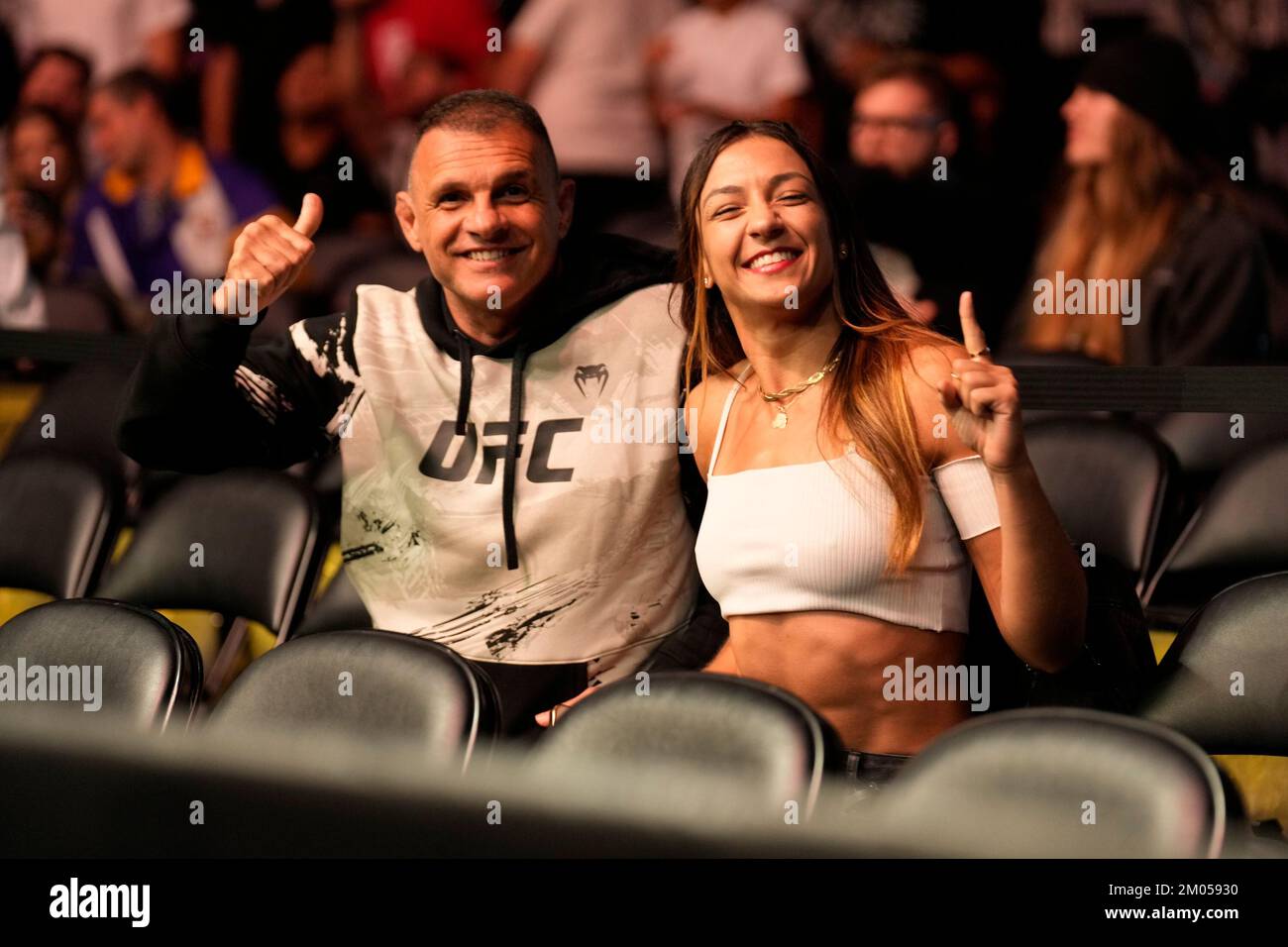 ORLANDO, Florida - 3. Dezember: Amanda Ribas in Anwesenheit am Amway Center für UFC Orlando - Thompson vs Holland : Evevnt am 3. Dezember 2022 in ORLANDO, FL, USA. (Foto: Louis Grasse/PxImages) Stockfoto