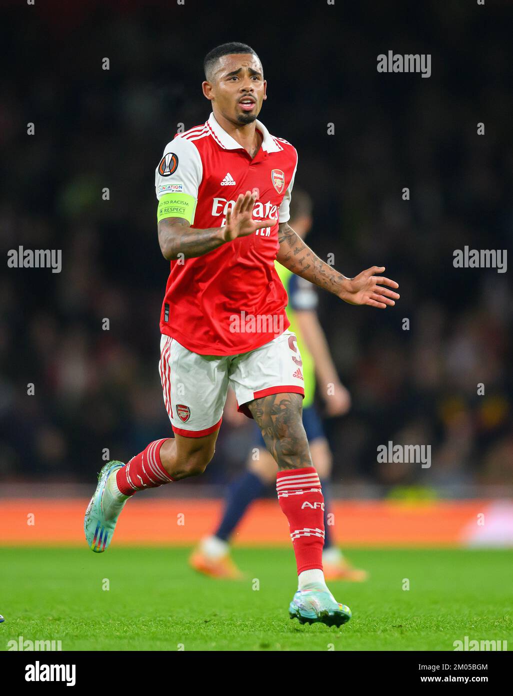 03 November 2022 - Arsenal / FC Zürich - UEFA Europa League - Gruppe A - Emirates Stadion Arsenals Gabriel Jesus während des Spiels gegen den FC Zürich Bild : Mark Pain / Alamy Stockfoto